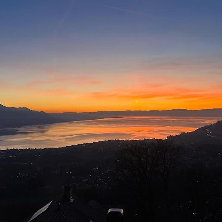 Swiss Chalet - Mountain And Lake View Blonay Exterior foto